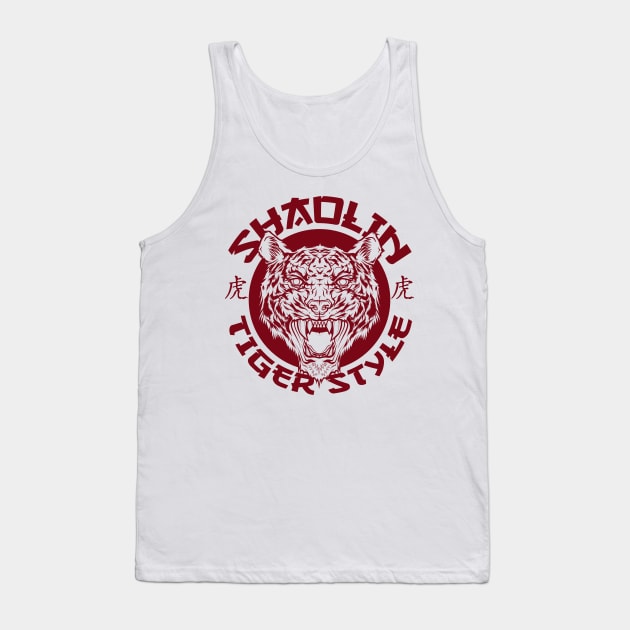 Shaolin Tiger Style Tank Top by HETCH666